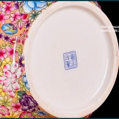 BÌNH BÁCH HOA VIỀN VÀNG